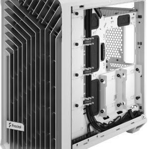 Fractal Design Torrent - Tower - Erweitertes ATX - Seitenteil mit Fenster (gehärtetes Glas) - keine Spannungsversorgung (ATX) - weiß - USB/Audio (FD-C-TOR1A-03)
