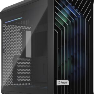 Fractal Design Torrent RGB - Tower - Erweitertes ATX - Seitenteil mit Fenster - keine Spannungsversorgung (ATX) - Schwarz - USB/Audio (FD-C-TOR1A-04)