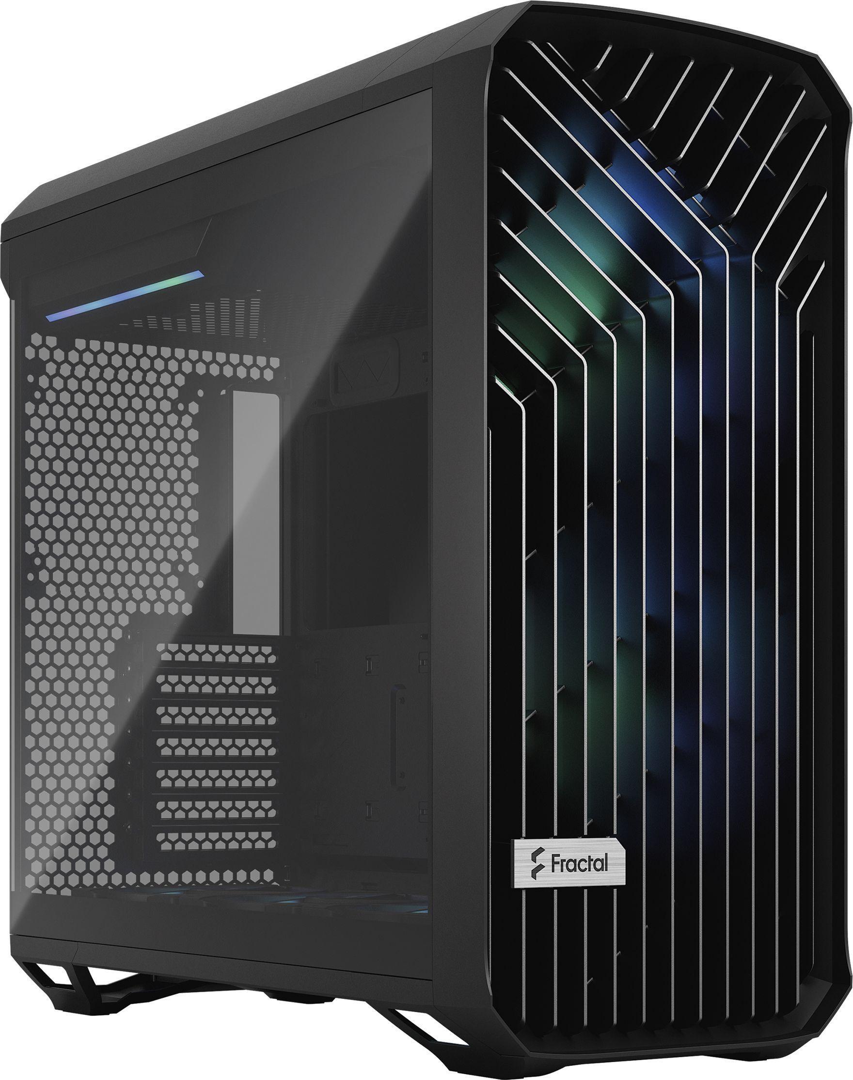 Fractal Design Torrent RGB - Tower - Erweitertes ATX - Seitenteil mit Fenster - keine Spannungsversorgung (ATX) - Schwarz - USB/Audio (FD-C-TOR1A-04)