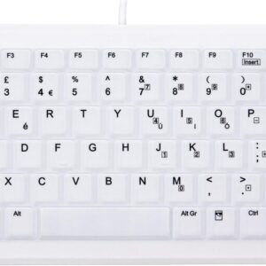 CHERRY AK-C4110 Tastatur USB QWERTY UK Englisch Weiß (AK-C4110F-U1-W/UK)