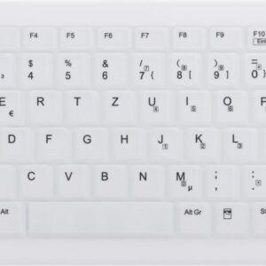 CHERRY AK-C4110 Tastatur RF Wireless AZERTY Französisch Weiß (AK-C4110F-FU1-W/FR)