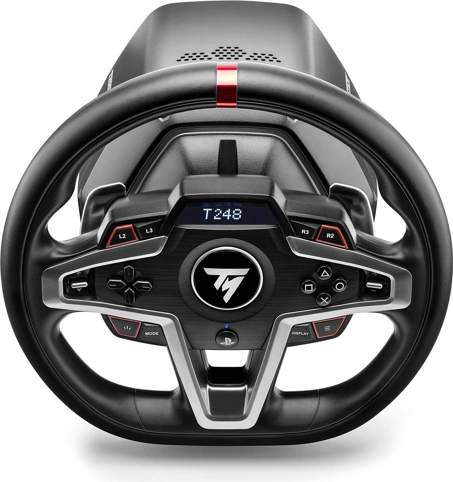 Thrustmaster T248 PS Licence off.PS5 compat.PS4 et PC.Force Feedback Ecran LCD 25 bts Pedalier magnétique 4160783 - Rennrad - 5,7 kg - PS5 - PS4 - PC - Racing games such as Gran Turismo Sport - F1 2020 - F1 2021 - DiRT 5 - Wreckfest - iRacing - Assetto... - 5,7 kg (4160783)