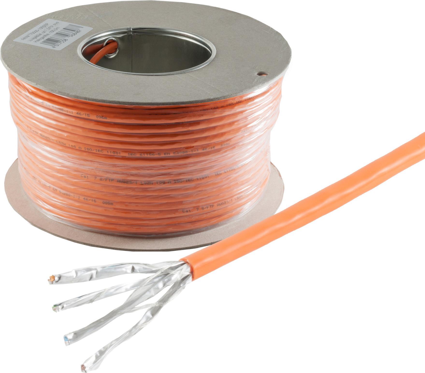 shiverpeaks ®-BASIC-S--Netzwerkkabel-LAN-Verlegekabel,Cat.7 Rohkabel, S/FTP, GHMT Zertifizierung, Bandbreite 600 MHz, 500m (BS08-82035007)