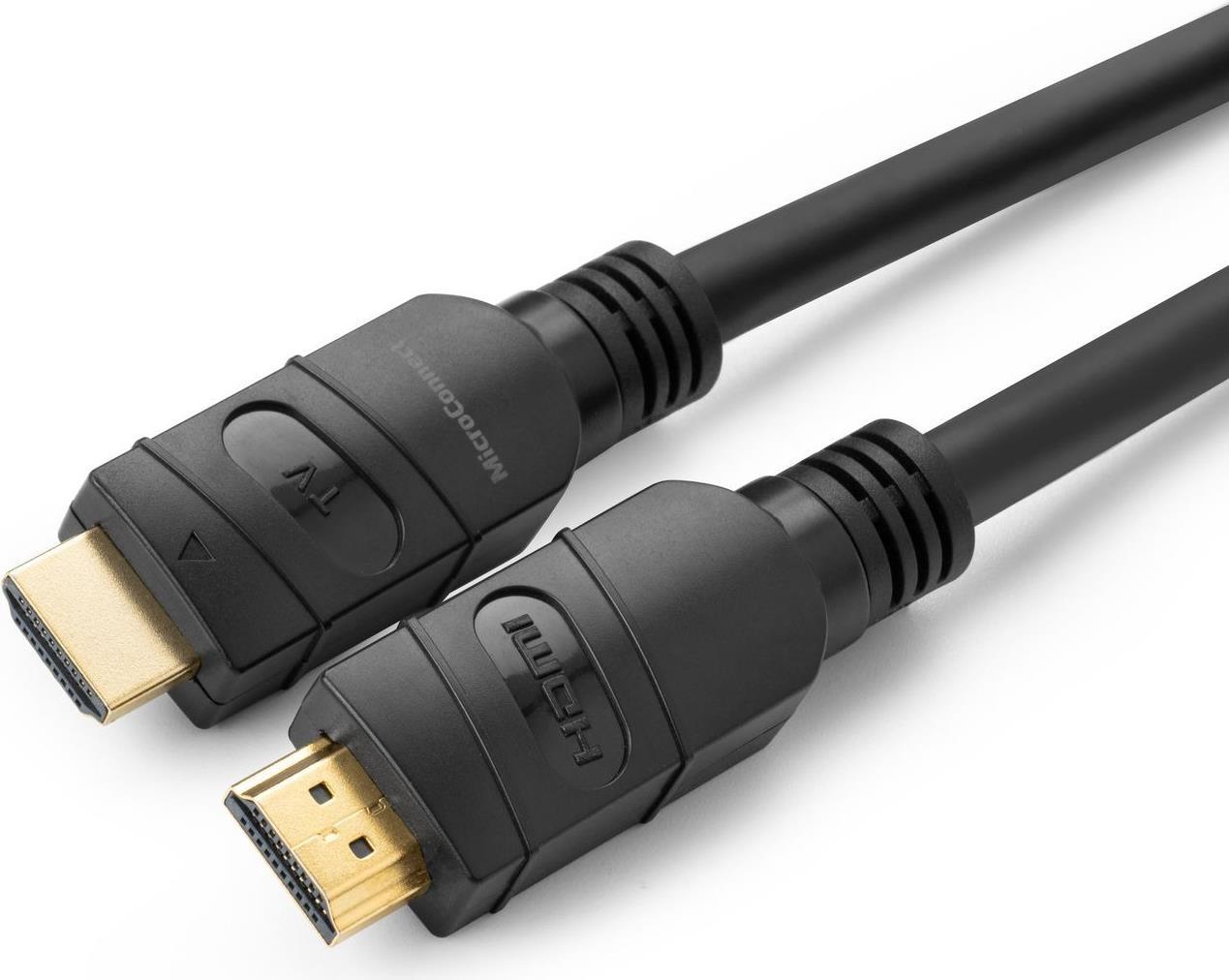 Microconnect MC-HDM191915V2.0AMP HDMI-Kabel 15 m HDMI Typ A (Standard) Schwarz (MC-HDM191915V2.0AMP)