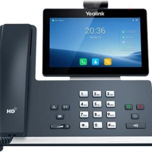 Yealink SIP-T58W Pro with camera - VoIP-Telefon - mit Bluetooth-Schnittstelle mit Rufnummernanzeige - 10 Parteien Anruffunktion - SIP, SIP v2, SRTP, RTCP-XR, VQ-RTCPXR - Classic Gray - mit Yealink CAM50 Kamera (1201606)