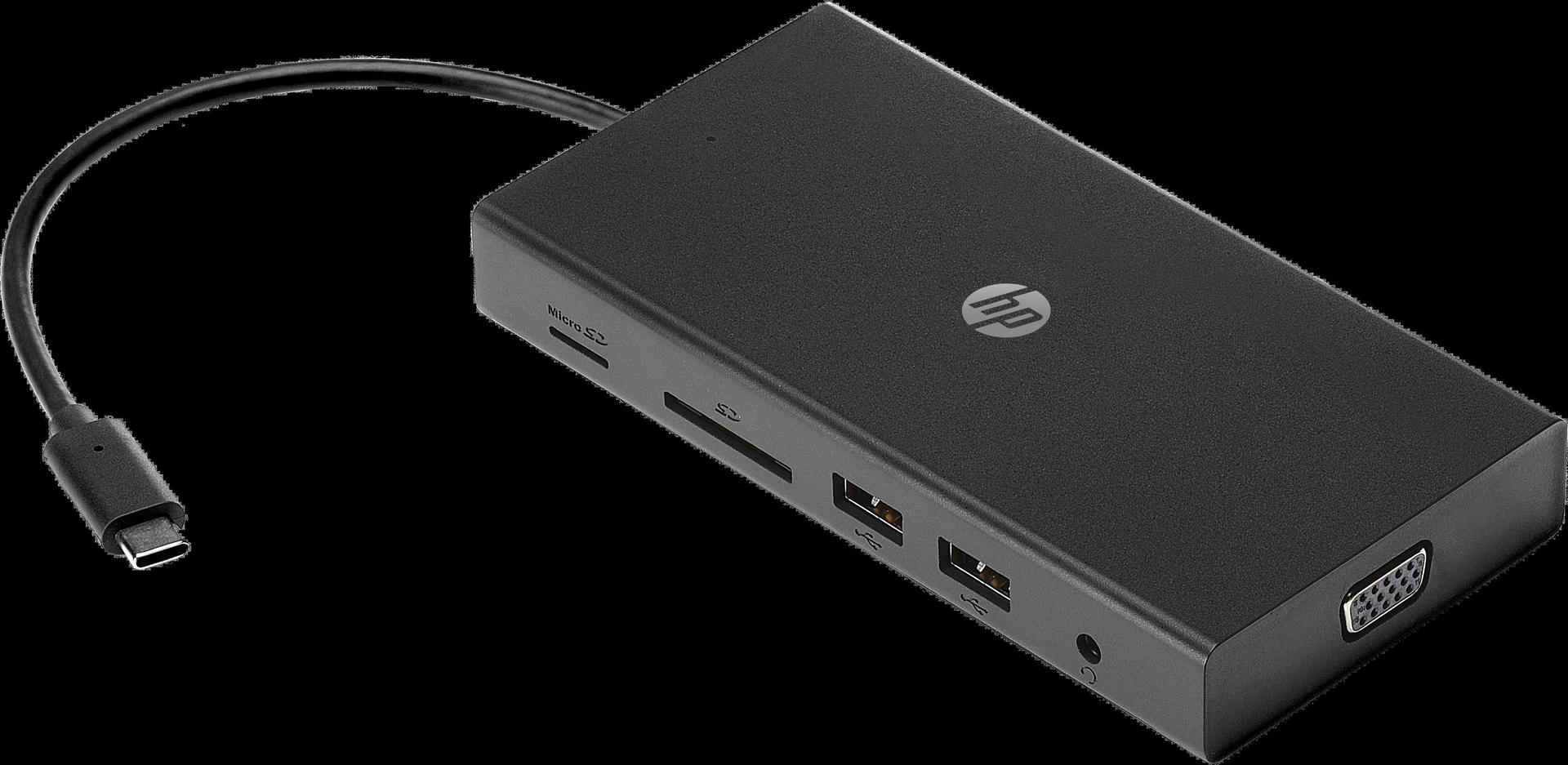 HP Travel Hub - Port Replicator - USB-C - VGA, HDMI - Europa (1C1Y5AA#ABB)
