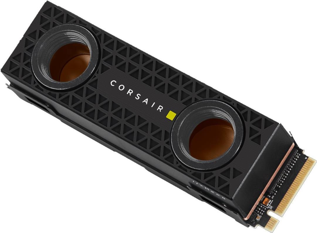 CORSAIR MP600 PRO XT - Hydro X Edition - SSD - verschlüsselt - 2 TB - intern - M.2 2280 - PCI Express 4.0 x4 (NVMe) - 256-Bit-AES - Schwarz