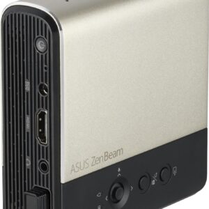 ASUS ZenBeam E2 - DLP-Projektor - LED - 300 lm - WVGA (854 x 480) - 16:9 - Gold (90LJ00H3-B01170)