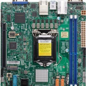 Super Micro SUPERMICRO X12STL-IF - Motherboard - Mini-ITX - LGA1200-Sockel - C252 Chipsatz - USB 3,2 Gen 1 - 2 x Gigabit LAN - Onboard-Grafik - für SC504 203B, SC505 203B (MBD-X12STL-IF-B)