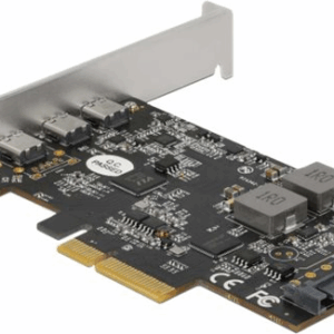 Delock - USB-Adapter - PCIe 3.0 x4 Low-Profile - USB-C 3,2 Gen 2 x 4 + USB 3,2 Gen 2 (intern) x 1 (90059)