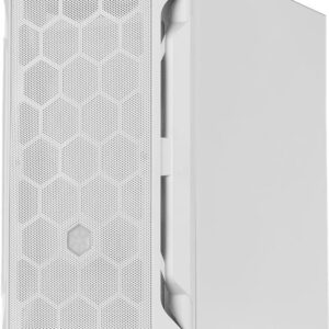 SilverStone FARA H1M - Tower - micro ATX - Seitenteil mit Fenster (gehärtetes Glas) - keine Spannungsversorgung (ATX / PS/2) - weiß - USB/Audio