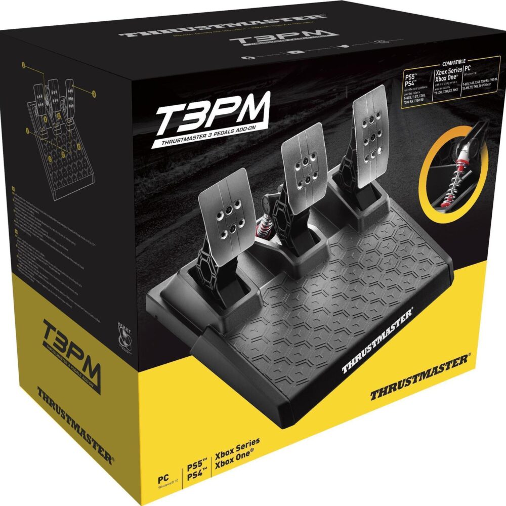 ThrustMaster T3PM - Pedale - kabelgebunden - für PC, Sony PlayStation 4, Sony PlayStation 5 (4060210)