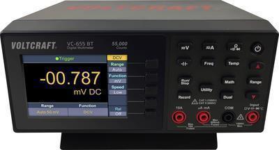 VOLTCRAFT VC-655 BT Tisch-Multimeter digital CAT I 1000 V, CAT II 600 V Anzeige (Counts): 55000 (VC-11785300)
