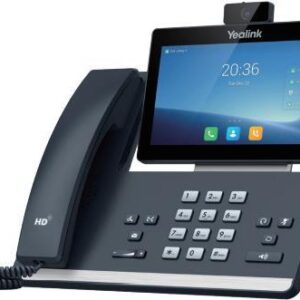 Yealink T58W - VoIP-Telefon mit Rufnummernanzeige - 10 Parteien Anruffunktion - SIP, SIP v2 - 16 Zeilen - Classic Gray - mit Yealink CAM50 Kamera (1301112)