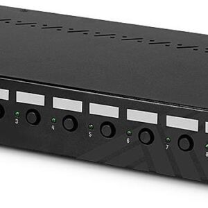 Lindy - KVM-/Audio-Switch - 8 x DisplayPort / Audio / USB - 1 lokaler Benutzer - an Rack montierbar