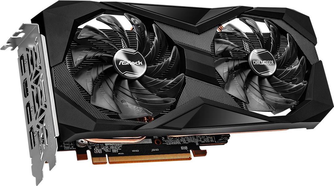 ASRock Radeon RX 6600 Challenger D 8GB - Grafikkarten - Radeon RX 6600 - 8GB GDDR6 - PCIe 4,0 - 3 x DisplayPort, HDMI (90-GA2RZZ-00UANF)