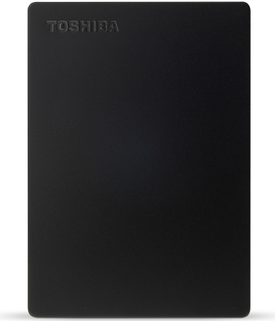 Toshiba Canvio Slim - Festplatte - 2TB - extern (tragbar) - 2.5" (6,4 cm) - USB 3,2 Gen 1 - Schwarz (HDTD320EK3EA)