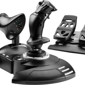 Thrustmaster T-Flight Full Kit X - Joystick, Gashebel und Pedale - kabelgebunden - für PC, Microsoft Xbox One, Microsoft Xbox Series S, Microsoft Xbox Series X