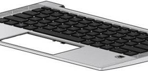 HP - Ersatztastatur Notebook - hinterleuchtet - Europa - mit obere Abdeckung (M36413-B31)