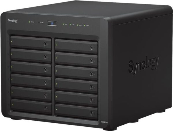 Synology Disk Station DS3622XS+ - NAS-Server - 12 Schächte - SATA 6Gb/s - RAID 0, 1, 5, 6, 10, JBOD, RAID F1 - RAM 16 GB - Gigabit Ethernet / 10 Gigabit Ethernet - iSCSI Support
