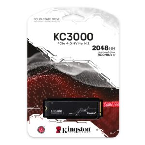 Kingston KC3000 NVMe SSD 2048 GB M.2 2280 TLC PCIe 4.0 (SKC3000D/2048G)