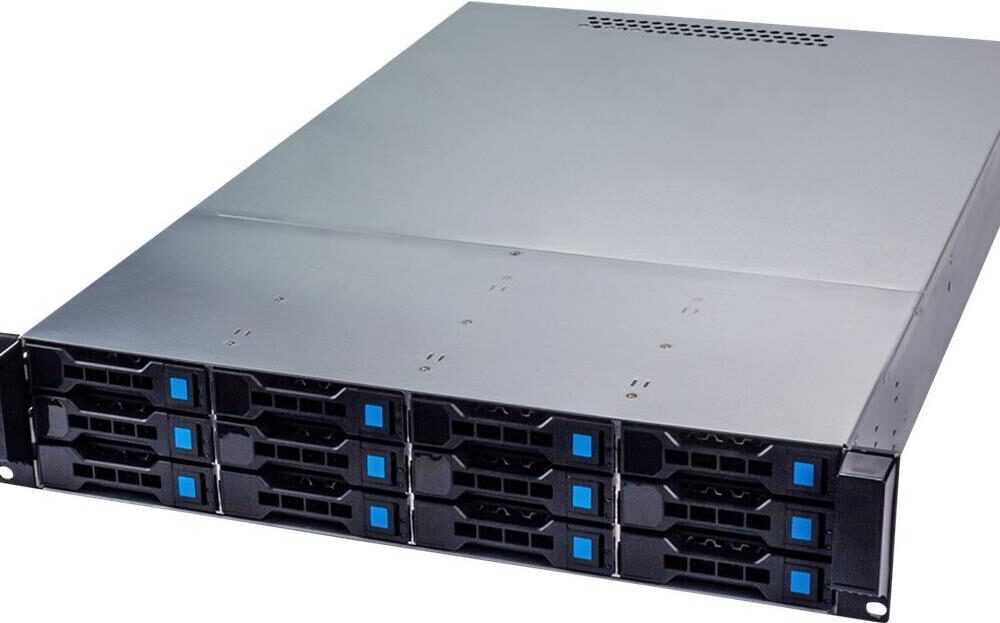 FANTEC SRC-2612X07-12G - Rack-Montage - 2U - E-ATX - SATA/SAS - Hot-Swap - keine Spannungsversorgung - Schwarz, Silber - USB (2482)