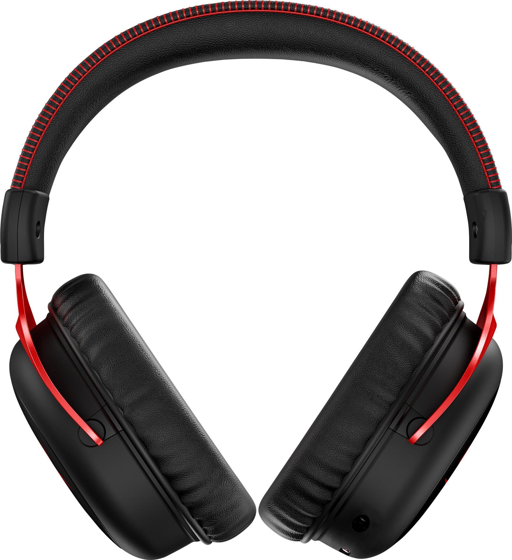 HyperX Cloud II Gaming - Headset - 7.1-Kanal - ohrumschließend - 2,4 GHz - kabellos - Schwarz, Rot - für Victus by HP Laptop 15, 16, Laptop 14, 15, 17, Pavilion x360 Laptop, Pro 290 G9 (4P5K4AA)