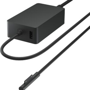 Microsoft - Netzteil - 127 Watt - Nordische Länder - Schwarz - kommerziell - für Surface Book, Book 2, Book 3, Go, Go 2, Laptop, Laptop 2, Laptop 3, Pro 6, Pro 7, Pro X (USY-00004)