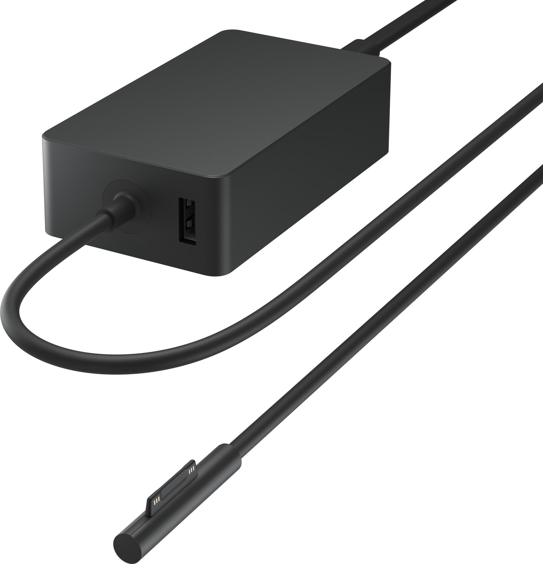 Microsoft - Netzteil - 127 Watt - Nordische Länder - Schwarz - kommerziell - für Surface Book, Book 2, Book 3, Go, Go 2, Laptop, Laptop 2, Laptop 3, Pro 6, Pro 7, Pro X (USY-00004)