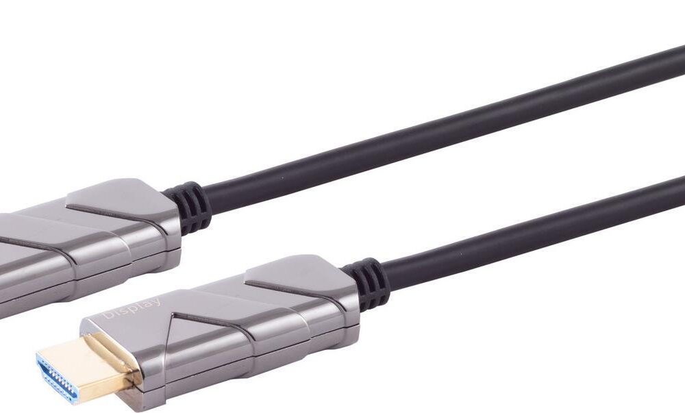 S/CONN maximum connectivity HDMI Anschlußkabel-Optisches HDMI Kabel, Rev1, 10K, 50m (30-55505)