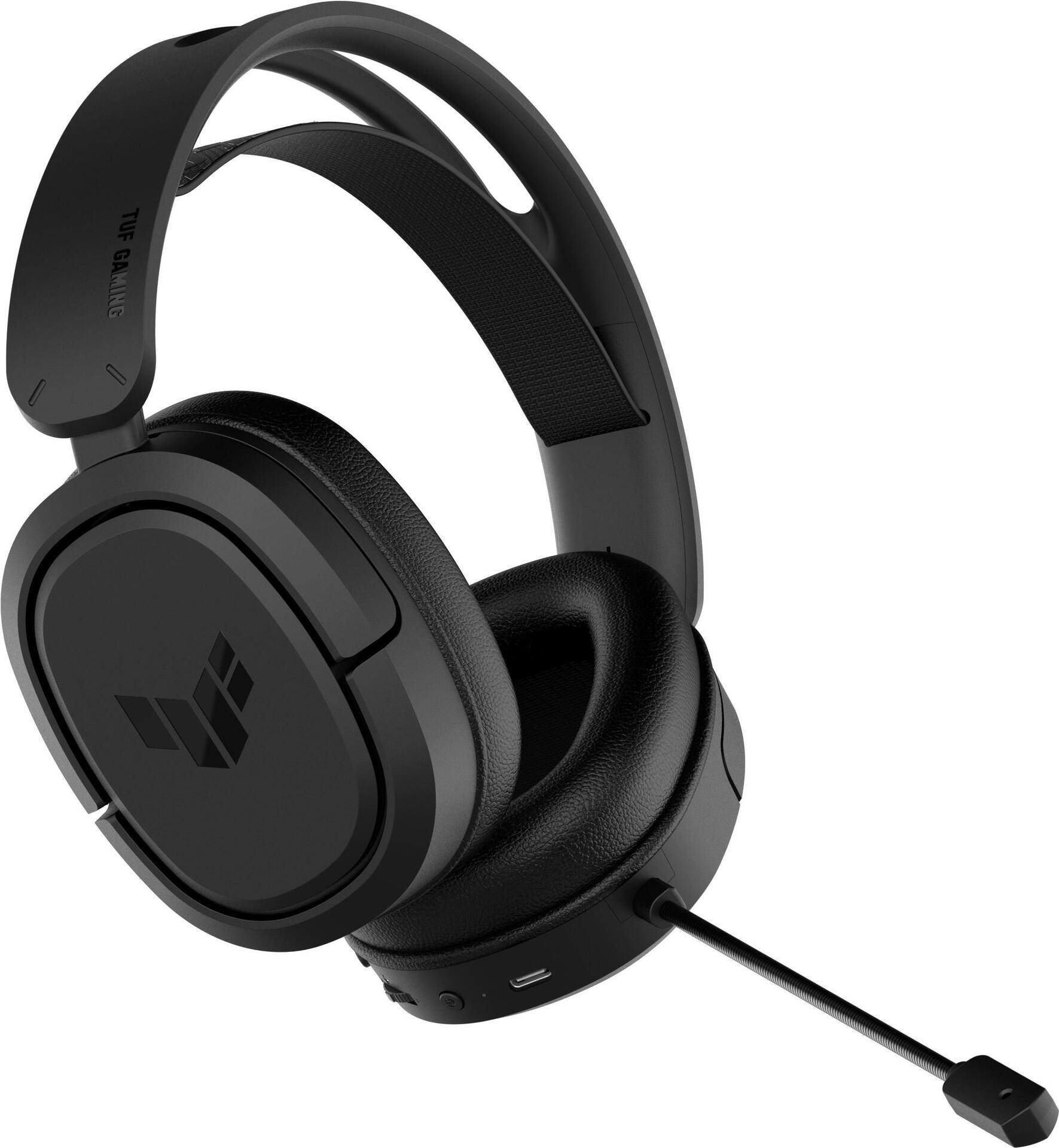 ASUS TUF Gaming H1 Wireless - Headset - ohrumschließend - 2,4 GHz - kabellos - Schwarz