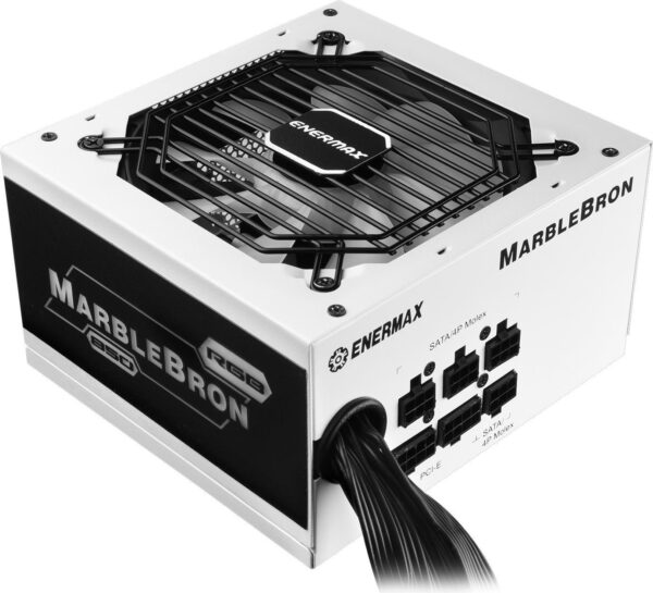 Enermax MarbleBron EMB850EWT-W-RGB - Netzteil (intern) - ATX12V 2.3/ EPS12V - 80 PLUS Bronze - Wechselstrom 100-240 V - 850 Watt - aktive PFC - weiß