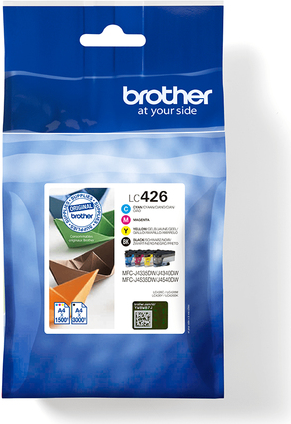 Brother LC426 - 4er-Pack - Schwarz, Gelb, Cyan, Magenta - original - Tintenpatrone - für Brother MFC-J4335DWXL, MFC-J4340DW, MFC-J4535dw, MFC-J4535DWXL, MFC-J4540DW, MFC-J4540DWXL
