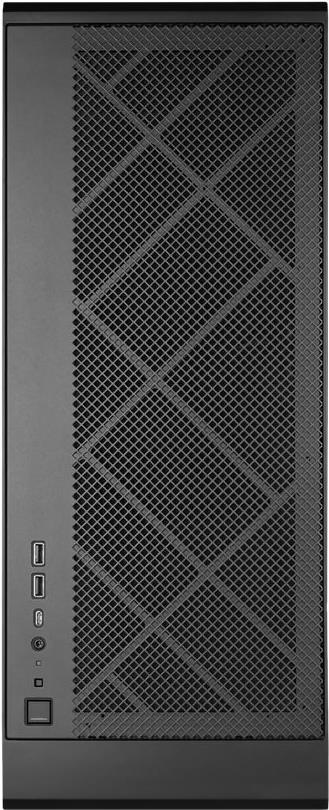 SilverStone ALTA G1M - microATX Tower - micro ATX - keine Spannungsversorgung (SFX12V/SFX-L12V) - Schwarz - USB/Audio