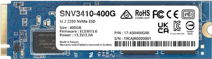 Synology SNV3410 - SSD - 400 GB - intern - M.2 2280 - PCI Express 3.0 x4 (NVMe)
