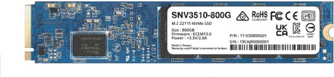 Synology SNV3510-800G - SSD - 800GB - intern - M.2 22110 - PCI Express 3.0 x4 (NVMe) (SNV3510-800G)