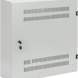 Intellinet - Gehäuse - low-profile, with 4U horizontal and 2U vertical rails - geeignet für Wandmontage - Grau, RAL 7035 - 4U - 48,3 cm (19") (713641)