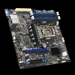 ASUS P12R-M - Motherboard - micro ATX - LGA1200-Sockel - C252 Chipsatz - USB 3,2 Gen 2 - 2 x Gigabit LAN - Onboard-Grafik (90SB09X0-M1UAY0)