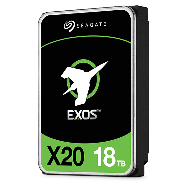 Seagate Exos X20 ST18000NM003D - Festplatte - 18TB - intern - SATA 6Gb/s - 7200 U/min - Puffer: 256MB (ST18000NM003D)
