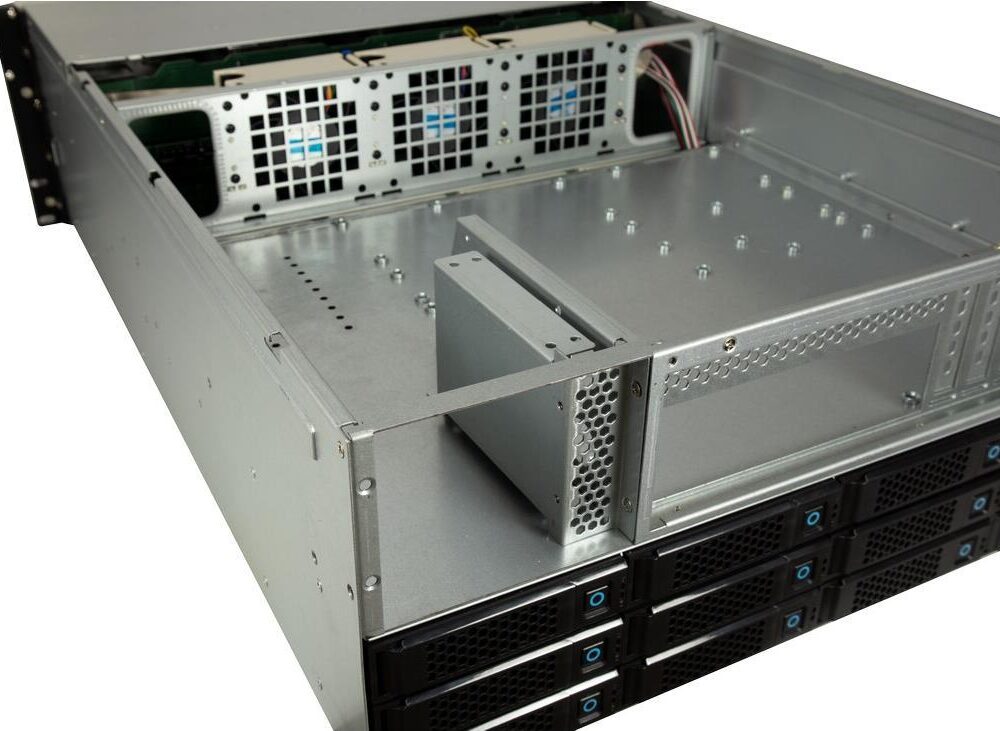 Inter-Tech 4U-4736 HDD-Gehäuse Schwarz - Grau 2.5/3.5" (88887355)
