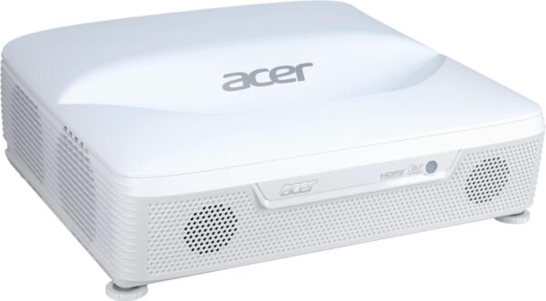 Acer ApexVision L812 - DLP-Projektor - Laser - 3D - 4000 ANSI-Lumen - 3840 x 2160 - 16:9 - 4K - Ultra Short-Throw-Objektiv - 802,11ac wireless / Bluetooth 4,2 / LAN (MR.JUZ11.001)