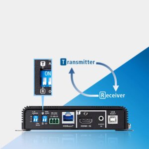 ATEN VanCryst VE1843 - Video/Audio/Infrarot/USB/serieller/Netzwerkextender - HDBaseT 3.0 - über CAT 6a/7 - bis zu 100 m