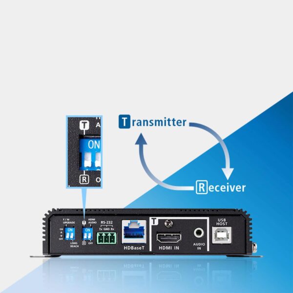 ATEN VanCryst VE1843 - Video/Audio/Infrarot/USB/serieller/Netzwerkextender - HDBaseT 3.0 - über CAT 6a/7 - bis zu 100 m