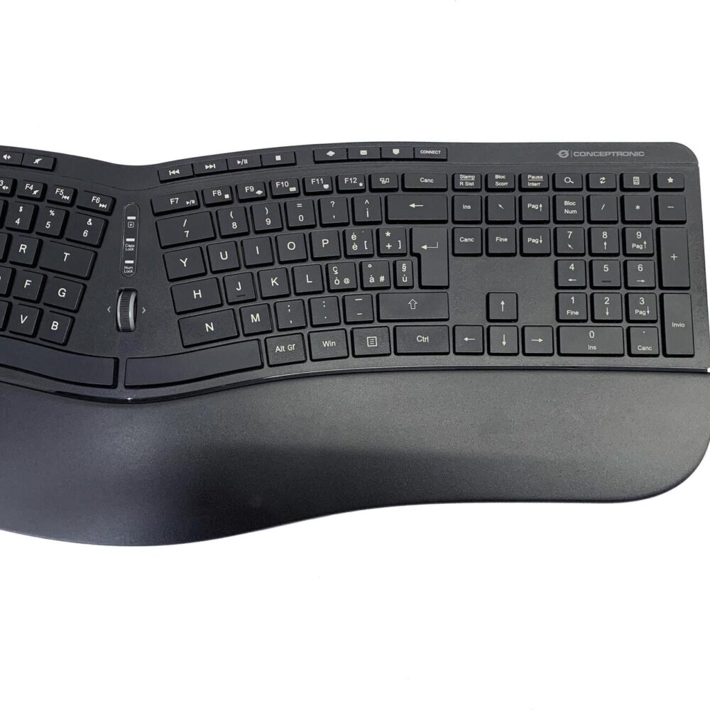 Conceptronic ORAZIO02IT Tastatur RF Wireless QWERTY Italienisch Schwarz (ORAZIO02IT)