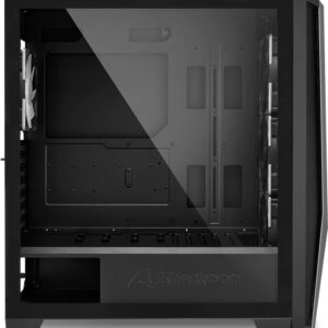 Sharkoon TG7M RGB - Tower - Erweitertes ATX - Seitenteil mit Fenster (gehärtetes Glas) - keine Spannungsversorgung - USB/Audio (4044951035069)
