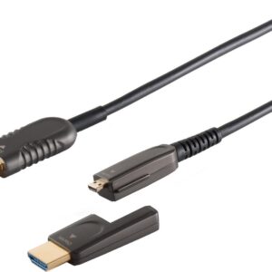 S/CONN maximum connectivity HDMI Anschlußkabel-Optisches HDMI Verlegekabel-Set, 4K, 40,0m (30-02495)