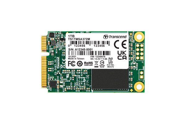 Transcend MSA372M - SSD - 256GB - intern - mSATA - SATA 6Gb/s (TS256GMSA372M)