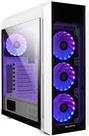 Chieftec SCORPION 3 - Tower - ATX - Seitenteil mit Fenster (gehärtetes Glas) - keine Spannungsversorgung (ATX) - weiß - USB/Audio (GL-03W-OP)
