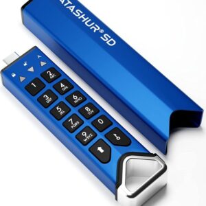iStorage datAshur SD - USB flash drive with built-in microSD card reader - verschlüsselt - USB-C 3.2 Gen 1