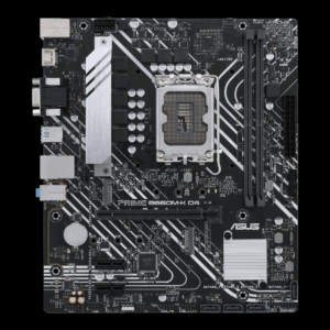 ASUS PRIME B660M-K D4 - Motherboard - micro ATX - LGA1700-Sockel - B660 Chipsatz - USB 3,2 Gen 1 - Gigabit LAN - Onboard-Grafik (CPU erforderlich) - HD Audio (8-Kanal) (90MB1950-M0EAY0)